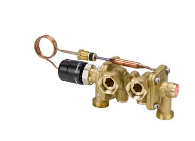 Flow-compensated temperature controller type IHPT Controller